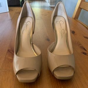 Jessica Simpson Shoes | Jessica Simpson Patent Tan